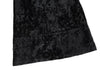 COMME des GARCONS JAPAN. TRICOT. Black Velour Switching Pattern Skirt