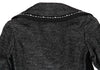 HIROKO KOSHINO JAPAN. HIROKO BIS. Black Switching Design Shawl Collar Jacket