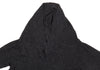 edition JAPAN. Black Alpaca Blended Wool Knit Hoodie