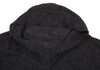 edition JAPAN. Black Alpaca Blended Wool Knit Hoodie