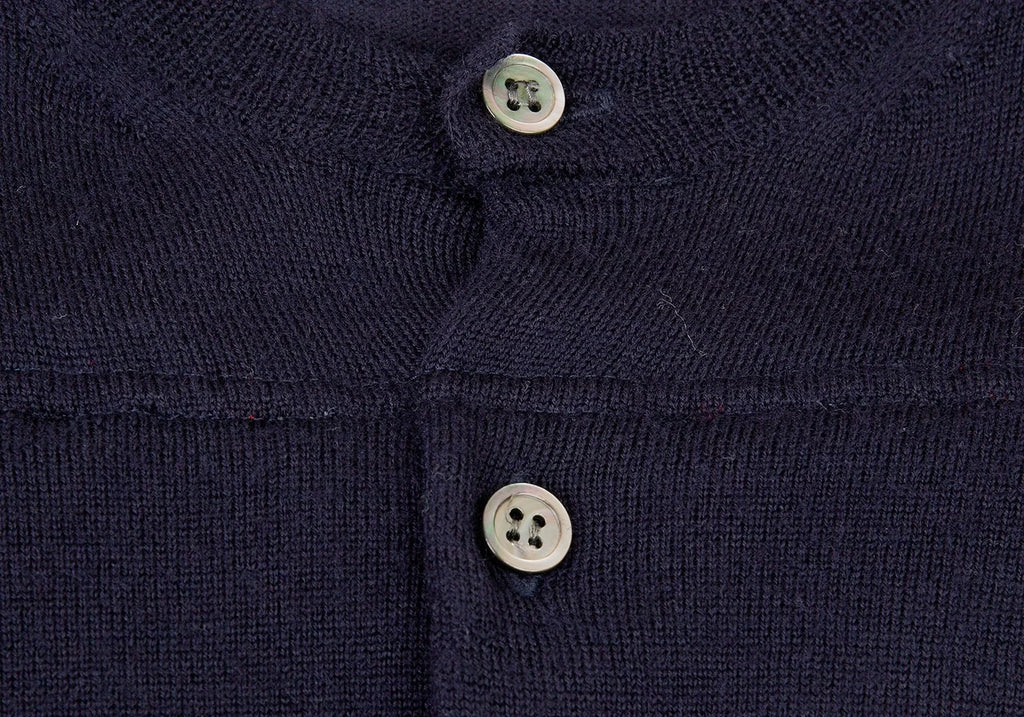 COMME des GARCONS COMME des GARCONS JAPAN. Navy/Grey Docking Dress Navy