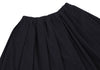 COMME des GARCONS COMME des GARCONS JAPAN. Navy Wool Nylon Pleated Skirt