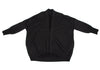 YOHJI YAMAMOTO JAPAN. Y's  RISMAT by Y's. Black Shawl Collar Knit Jacket