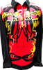 Hermes Paris. Black/Red Multicolor Silk, Cotton Cashmere Blouse SZ: M