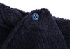 A/T ATSURO TAYAMA JAPAN. Navy Color Drape Pile Knit Jacket
