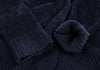 A/T ATSURO TAYAMA JAPAN. Navy Color Drape Pile Knit Jacket