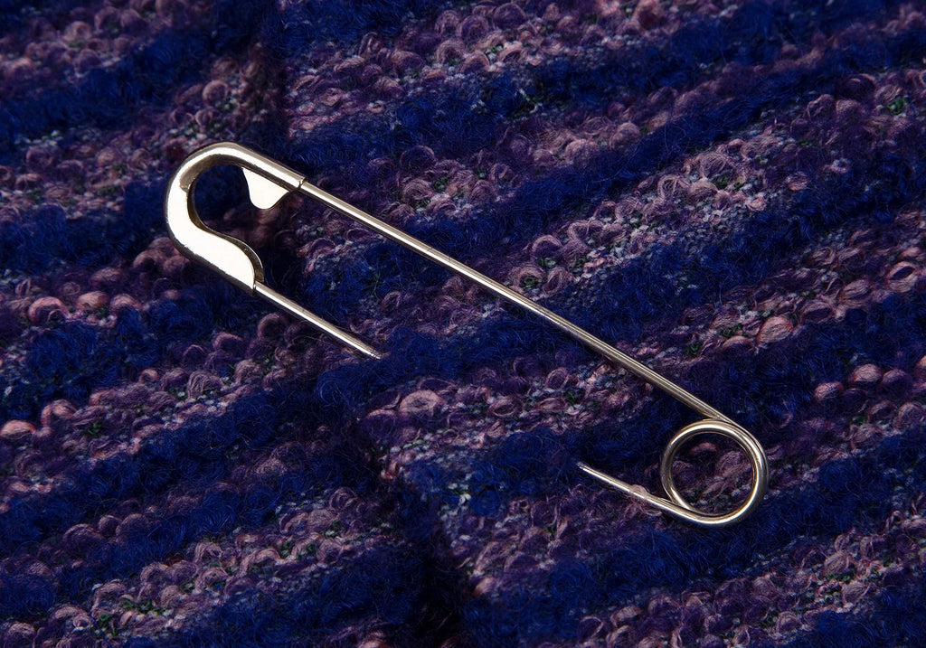 COMME des GARCONS JAPAN. TRICOT. Blue, Purple Dyed Stripe Loop Knit Jacket