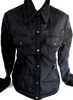 Fendi ITALY. Black Nylon Back FENDI LOGO Jacket