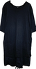 Y's Yohji Yamamoto Japan. Black Hem Layered Rib Knit Cut and Sew Dress