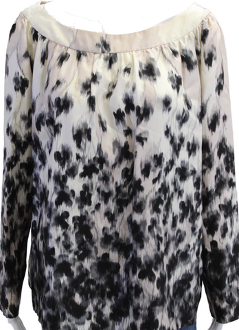Nili Lotan NY. Striped Long Sleeve Button-Up Top