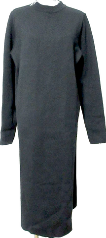 ROMEO GIGLI  ITALY. Charcoal Herringbone Weave Long Skirt