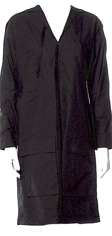 UNITED TOKYO JAPAN. Black Poly Blend Random Hem Flare Long Skirt