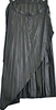 UNITED TOKYO JAPAN. Black Vegan Leather Long/Maxi Length Skirt