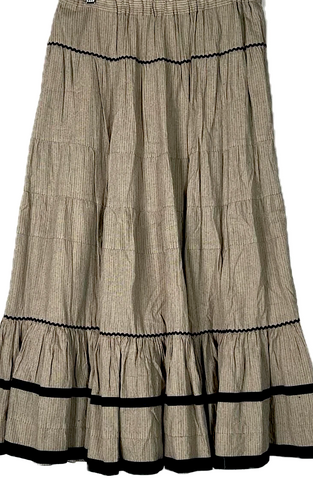 GALLARDAGALANTE JAPAN. NEW. Black Pin Stripe Skirt