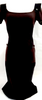 Fendi Italy. Black Wool Dress
