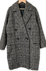 UNITED TOKYO JAPAN. Black/Grey Plaid Tweed Coat