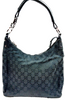 GUCCI ITALY. Vintage Black Canvas Logo Bag