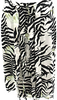Max Mara Italy. Silk Blend Pleated Animal Print Knee Length Skirt