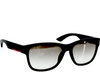 PRADA ITALY. Black Acetate Authentic Sunglasses