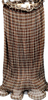 Burberry UK. Vintage Plaid Maxi Rayon Blend Skirt