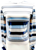 Chanel Paris. Vintage Nylon Polyurethane Striped Shirt