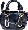 Chloe Paris. Black Leather Shoulder Bag / Hand Bag