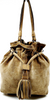 Bottega Veneta ITALY. Brown Suede Leather Hand Bag / Shoulder Bag