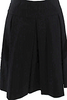 Prada Italy. Midnite Blue Wool Pleated Pinstriped High Waisted Midi Skirt