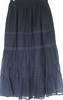 Kumikyoku Japan. 23SS Collection Navy Lacy Voile Skirt