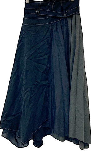 PRADA  ITALY. Black Knee Length Skirt