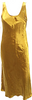 Max Mara Italy. Vintage Bronze/Gold Acetate Slip Dress