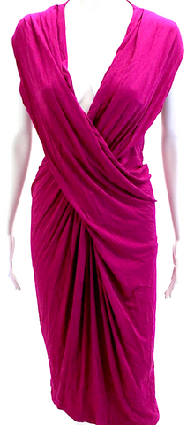 Comme des Garçons Comme des Garçons Japan. Black Semi Sheer 3/4 Sleeve Collection Dress