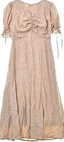 Comme des Garçons Comme des Garçons Japan. Black Semi Sheer 3/4 Sleeve Collection Dress