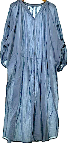 Comme des Garçons Comme des Garçons Japan. Black Semi Sheer 3/4 Sleeve Collection Dress