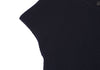 A/T ATSURO TAYAMA JAPAN. NAVY, BLACK Wool Bicolor French Sleeve Knit Dress