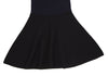 A/T ATSURO TAYAMA JAPAN. NAVY, BLACK Wool Bicolor French Sleeve Knit Dress