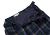 Yves Saint Laurent Paris. Vintage Blue Plaids Tuck Skirt