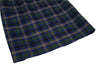 Yves Saint Laurent Paris. Vintage Blue Plaids Tuck Skirt