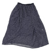 pour deux Japan. Navy Color Wrinkle Dot Printed Skirt