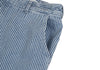 Mademoiselle NON NON JAPAN. Indigo, White Hickory Stripe Jeans