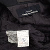 COMME des GARCONS JAPAN. TRICOT. Black Quilting Lining Cropped Short Jacket