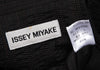 ISSEY MIYAKE JAPAN. Black Stitch Stripe Padding Jacket Black