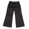 JEAN PAUL GAULTIER PARIS. Black Waist Logo Taping Dyed Wide Pants