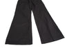 JEAN PAUL GAULTIER PARIS. Black Waist Logo Taping Dyed Wide Pants