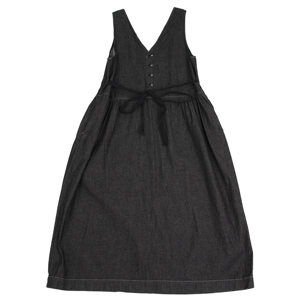 PINK HOUSE JAPAN. Waist Cord Design Sleeveless Black Denim Dress