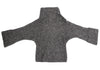 Yohji Yamamoto JAPAN. NOIR Grey Dolman Sleeve High Neck Low Gauge Knit Sweater