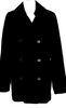 MARGARET HOWELL LONDON/TOKYO. Black Wool Pea Coat