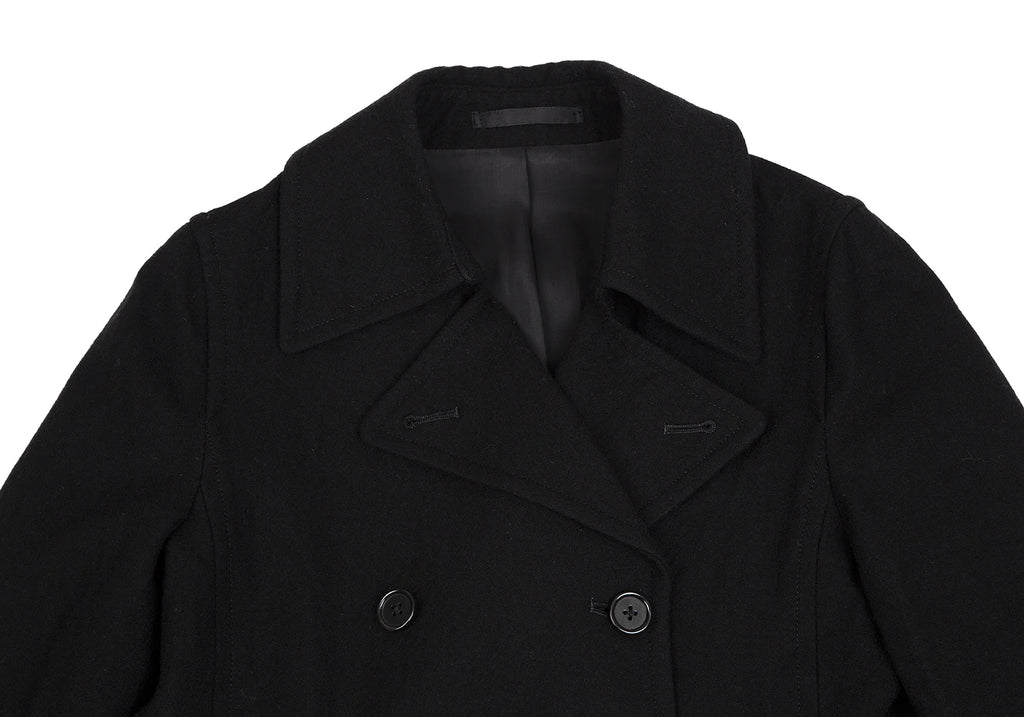 MARGARET HOWELL LONDON/TOKYO. Black Wool Pea Coat