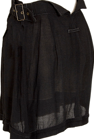 Ann Demeulemeester Belgium. Silk Knee-Length Dress