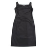 JIL SANDER Black Silk Sleeveless Dress